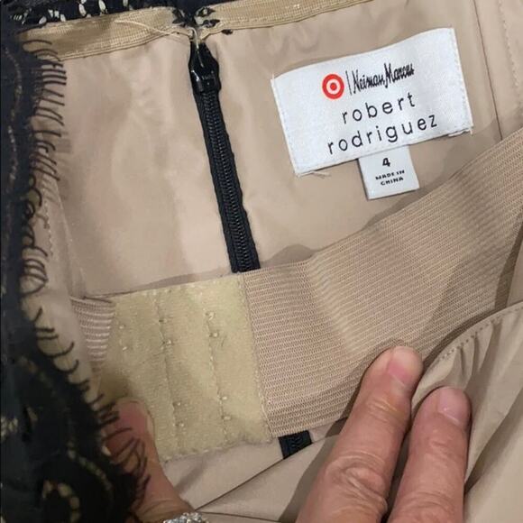 Robert Rodriguez  Lace Strapless  Black Dress - Picture 8 of 8